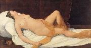 LICINIO, Bernardino Reclining Female Nude oil painting artist